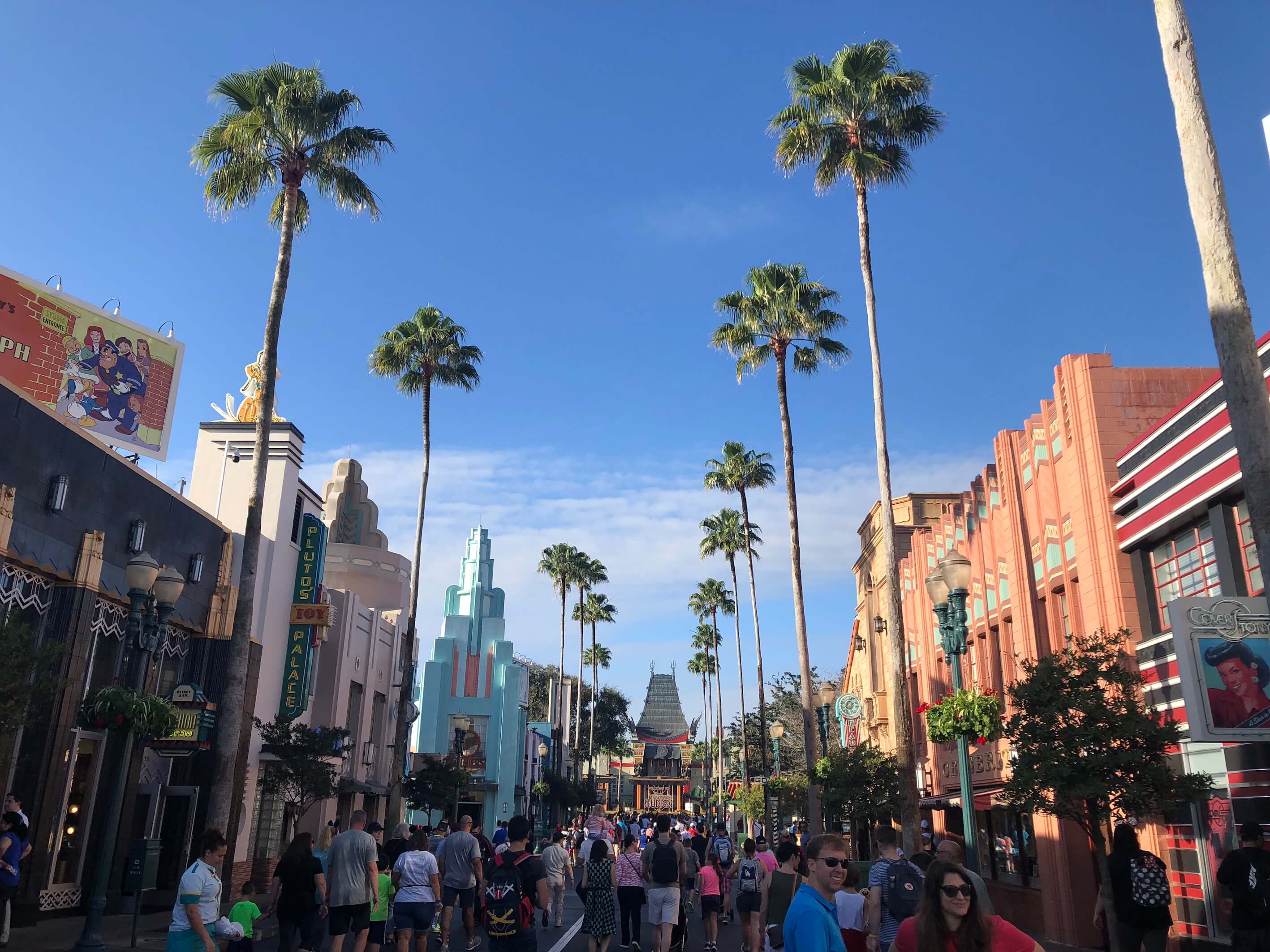 Rua principal da Disney Hollywood Studios