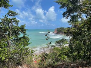 praia do madeiro, vista do mirante